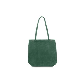 Bronta Mill Corduroy Tote Bag for Women | Large Shoulder Bag and Pockets for College School Work Travel Shopping (Cotton, Emerald Green)