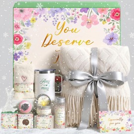 Self Care Gifts for Women Get Well Soon Gift Baskets,Christmas Birthday Gifts for Women Spa Care Package,Thank You Thinking of You Sympathy Gift Box for Mom, Her, Friend, Sister, Wife