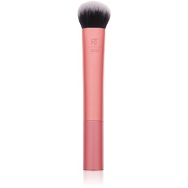 Real Techniques Professional Foundation Makeup Brush for Even Streak Free Application, Orange, (Pack of 4)