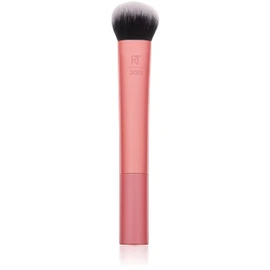 Real Techniques Professional Foundation Makeup Brush for Even Streak Free Application, Orange, (Pack of 4)