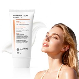 Protector Solar Coreano, Invisible SPF 50+, UV-A y UV-B Doble Protección, Textura Ligera, Apto para Uso Diario, para Todo Tipo de Piel (50ml)