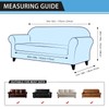 Pfrstuv Couch Cover Leather Look 3 Seater Couch Sofa Cover