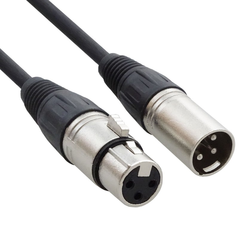 Keepdrum 3x DMX Cable 3 Pin XLR Cable Control 100