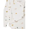 VERTBAUDET Organic Collection: Grows with Baby Bodysuit with Jungle Motif,