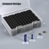 Blinkspower™ Battery Organizer Storage Case, Battery Box Holds 64 AA,