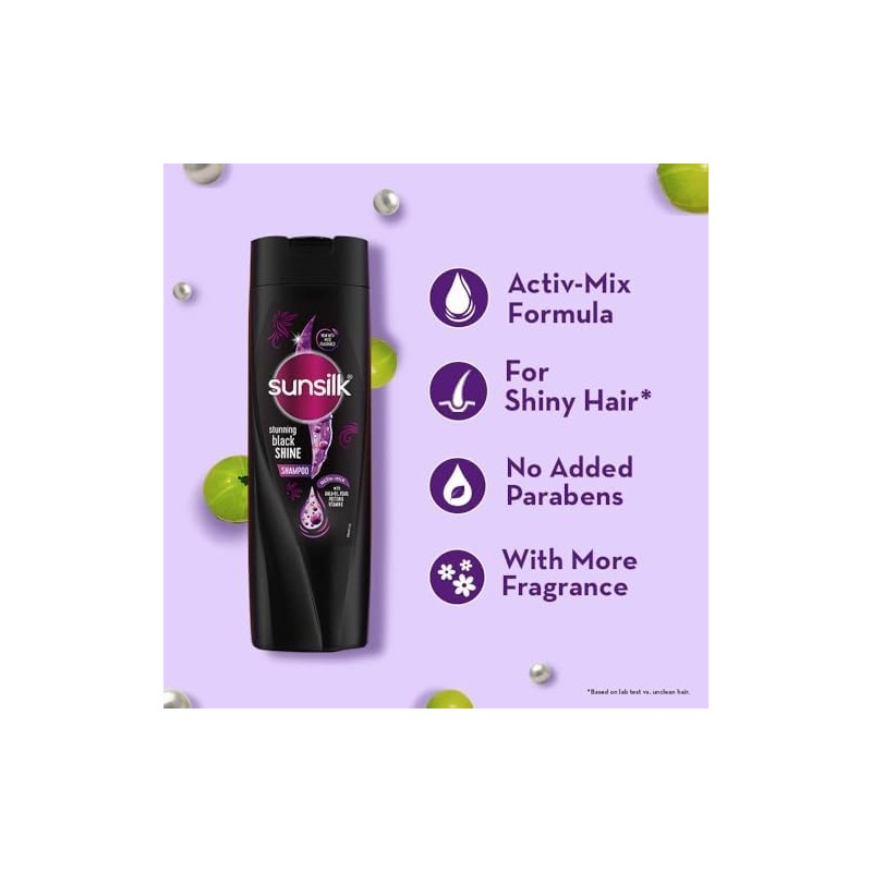 sunsilk Stunning Back Shine Activ-mix Amla+ Oil, Pearl Protein &