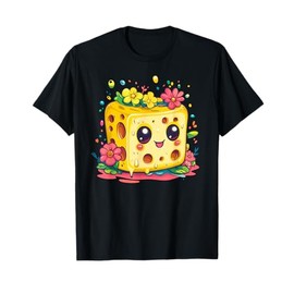 Cheese Block With Flowers T-Shirt