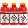 Gatorade G Zero Thirst Quencher, Fruit Punch, 12oz Bottles (6