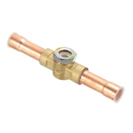 PATIKIL Sight Glass, 3/4 x 3/4 Sweat Universal Liquid Moisture Indicator Soldering for Air Conditioning HVAC Refrigeration