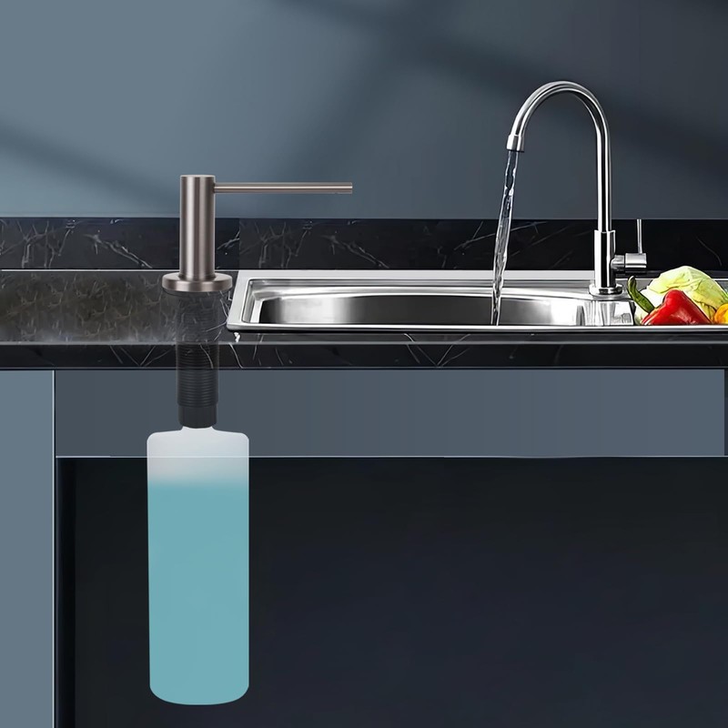 Dish Soap Dispenser Kitchen Sink, Long Spout Kitchen Sink Soap