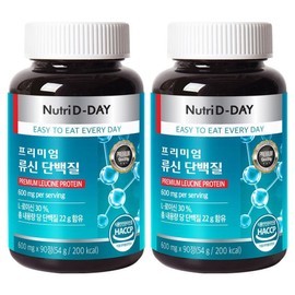 Nutri-D-Day Premium Leucine Protein, 90 tablets, 2 units / 뉴트리디데이 프리미엄 류신 단백질, 90정, 2개