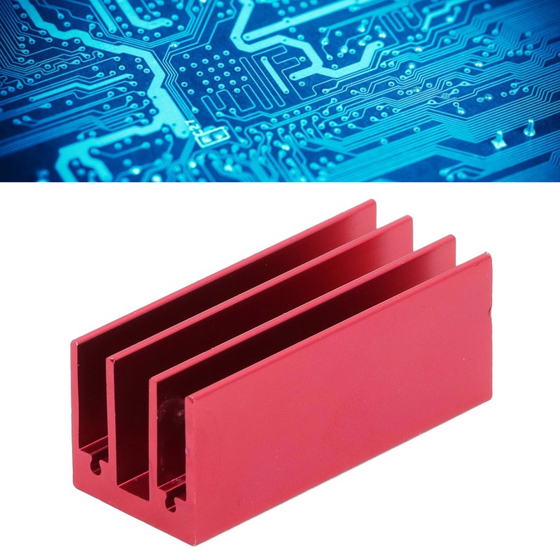 10Pcs Heat Sink 40x16x16mm Aluminium Thermal Cooler Cooling Radiator Set