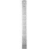 Truper RGL-30, Regla de acero inoxidable, 12"