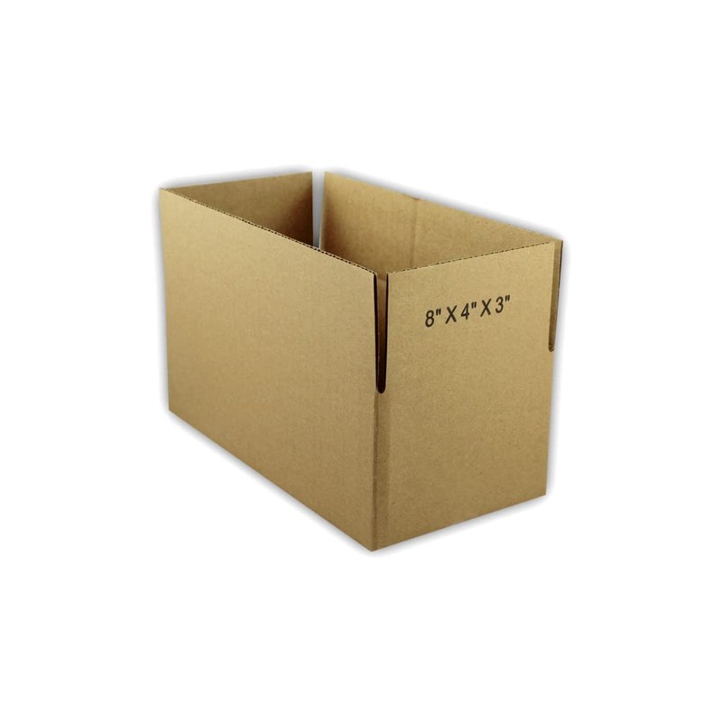 75 EcoSwift 8x4x3 Corrugated Cardboard Packing Boxes Mailing Moving Shipping