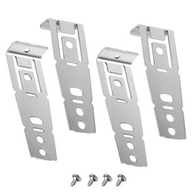 4 Pack Dishwasher Countertop Mounting Bracket Replacement for GE WD01X21740 for Hotpoint, Dishwasher Mounting Clips Parts for GEHWD01X21740, WD01X10598, WD01X2174, PS11700868