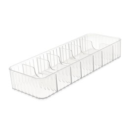 Operitacx Transparent Cable Management Box Slot Charger Organizer for Desk Compact Electronics Storage Bin Professional Design for Data Cables and Accessories Durable and Practical