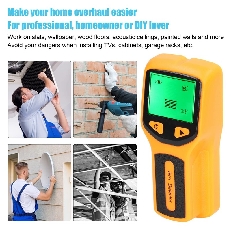 LiebeWH Buscador de Pernos Sensor de Escáner de Pared 5