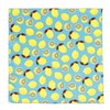 GERINLY Womens Neckerchief - Yellow Lemon Print Square Hair Scarf