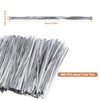 800 PCS Metal Twist Ties, 10CM Reusable Bag Ties, for