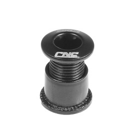 CNC INC Steel Double Chainring Bolts M8×6.5mm Bicycle Chainring Bolt&Nut Set, Black