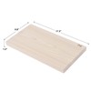 Hinoki Cypress Reversible Wood Cutting Board, 17.3" x 9.5" x1.2",