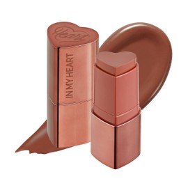 Touch in Sol In My Heart Stick Blush – Korean Cream to Butter Multi-Use Blush Stick for Cheeks, Lips & Eyes | Buildable, Hydrating, Long-Lasting Color with Vitamin E | Reddish Brick, 0.25 oz