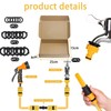 MOAZIFI Garden Hose Connection Set - Coupling 1/2 Inch Hose