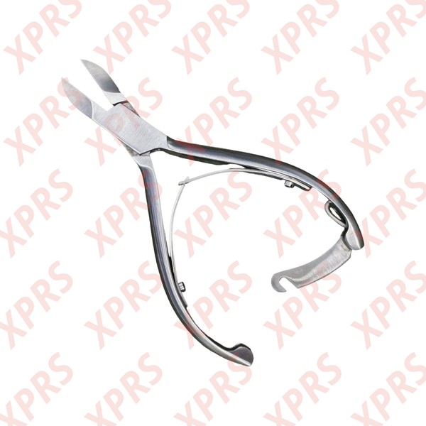 XPRS Set of 2 Nail Nippers with Lock, 4.5", Slightly