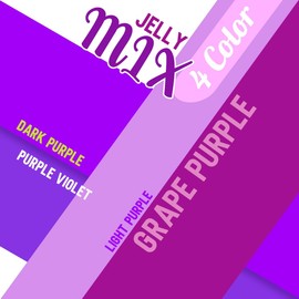 qiipii Resin Rhinestones Bulk for Crafting 3mm 4mm 5mm Flatback Crystal Stones Non-Hotfix 4 Color Light Purple Dark Purple Grape Purple Purple Violet Resin Gems Diamonds for Nails Makeup DIY Crafts