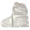 Homexk Disposable Vinyl Shoe Cover, Clear 20 Sheets 10 Pairs