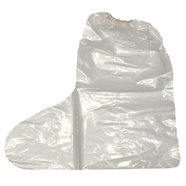 Homexk Disposable Vinyl Shoe Cover, Clear 20 Sheets 10 Pairs