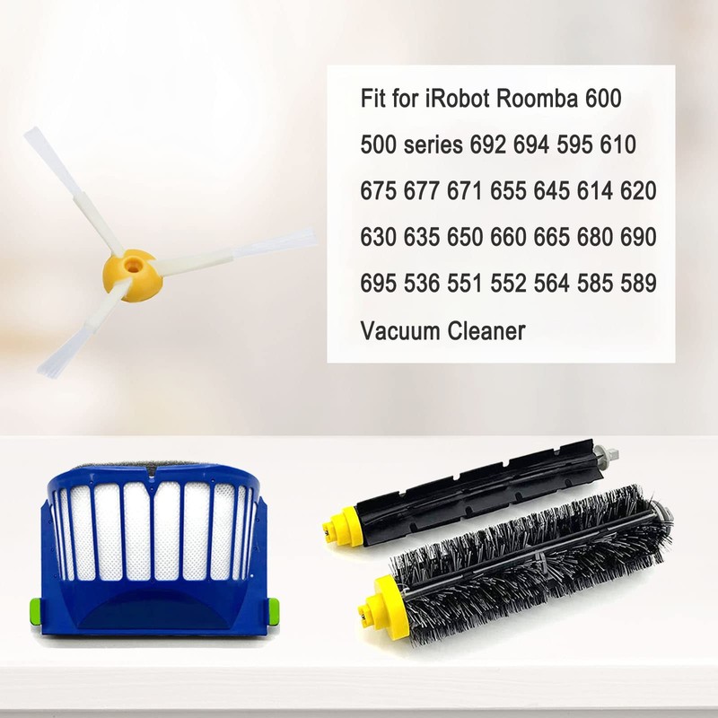 Replacement Accessories Kit for iRobot Roomba 600 Series 694 675