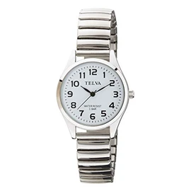 Klepher TE-AL149-WTS Women's Analog Waterproof Metal Band Wrist Watch, Silver, Dial color - white, Wristwatch Daily Water Resistant,Bangle,Casual