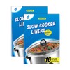 32 Counts Slow Cooker Liners Small Size(11 x 16 Inch)