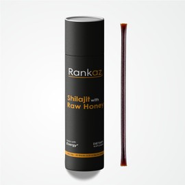 Rankaz Shilajit Honey Sticks Natural Shilajit Honey Sticks Organic - 30 Sticks, Shilajit Honey Fulvic Acid And Trace Minerals