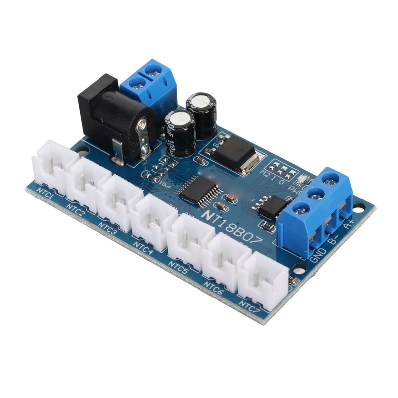 7 Channel RS485 NTC Temperature Measurement MODBUS RTU Paperless Recorder