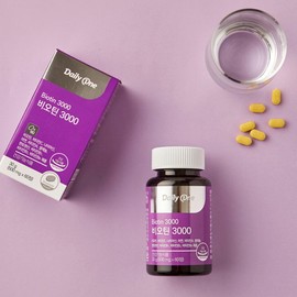 Daily One Biotin 3000 Multi-Nutrition 500mg / 데일리원  비오틴 3000 멀티 영양제 500mg X 60정 3통