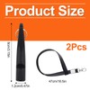 Ormromra 2 Pcs Professional Dog Whistle with Lanyard, Plastic Dog