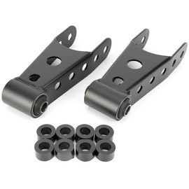 WEILEITE 2-3 Inch Suspension Rear Drop Lowering Shackles Kit Fit For Chevy Silverado GMC Sierra 1500 1999-2019 C1500 C2500 K1500 K2500 Yukon Tahoe Ford Ranger F150 1988-1998 Replaces 6400 410520