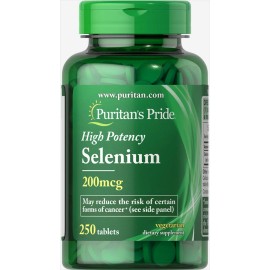 Puritan's Pride Selenium 200 mcg - 250 Tablets