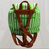 flevado Shopping Backpack Travel Holiday Backpack in Striped Retro Design,