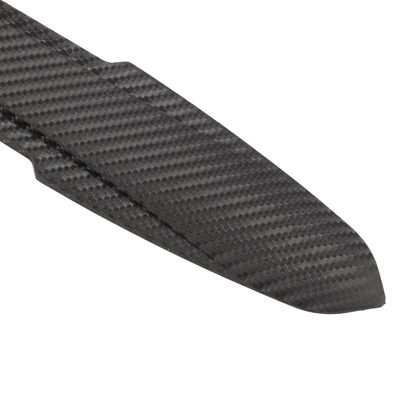 4PCS Bumper Guard Strip Carbon Fiber Pattern Textured 43cm Length