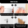 Daiilg 400pcs Steel Nails, Double-Headed Nails, Seamless Nail with Double-Headed