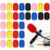 Juexica 30 Pcs Mini Size Lapel Headset Microphone Windscreen Sponge