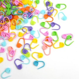 150Pcs Crochet Stitch Marker Knitting Crochet Locking Stitch Multi-Color Knitting Markers Stitch Markers Clips for Handwork Knitting Craft