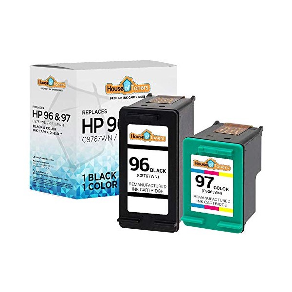 HouseOfToners Remanufactured Ink Cartridge Replacement for HP 96 & 97