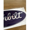 Peterbilt Purple/Silver OEM replacement Peterbilt decal emblem genuine size &