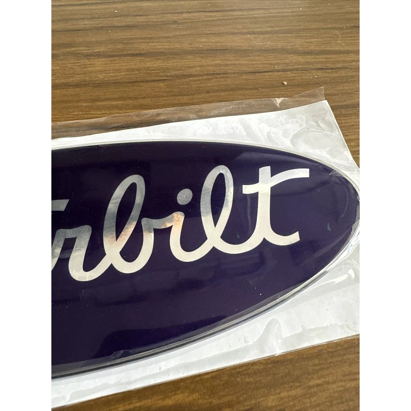 Peterbilt Purple/Silver OEM replacement Peterbilt decal emblem genuine size &