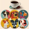 Monattrod Wood Coasters Set of 6 - Handcrafted Drink Coaster