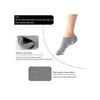 Premium Socks Moisturising Sock Gel Sock Soft Moisturising Gel Sock to Retain Moisture and Reduce Dryness Provide Hydration to Dry Crack Heel and Foot with Vital Oil and Vitamins (Gray)